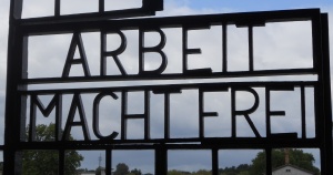 The gate at Sachsenhausen